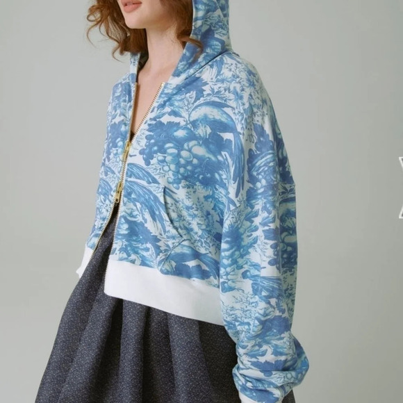 Selkie Louis Toile Pillow zip up hoodie size L - Picture 3 of 10